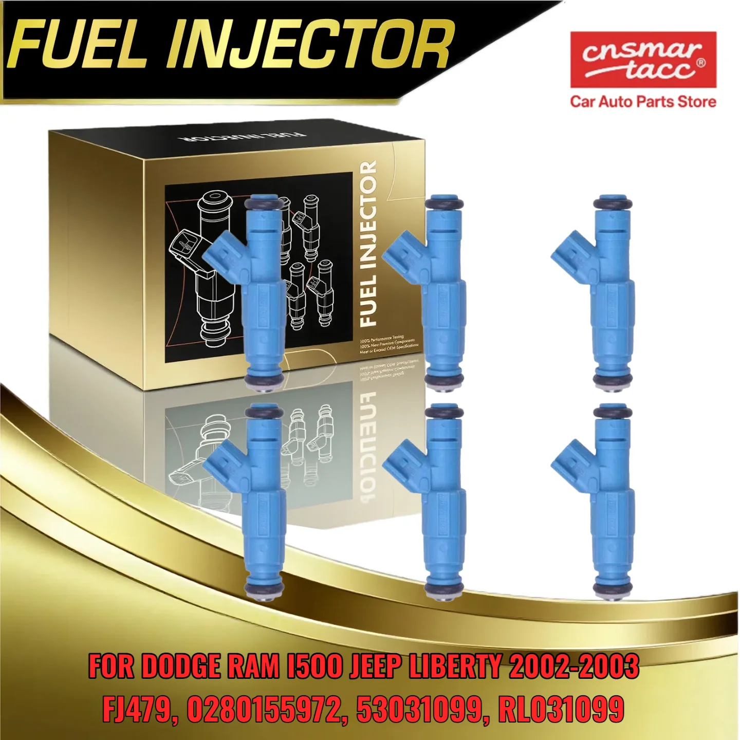 6 Pieces Fuel Injector Compatible for Dodge Ram 1500 2002 for Jeep Liberty 2003 3 7L FJ479 0280155972 RL031099
6 Pieces Fuel Injector Compatible for Dodge Ram 1500 2002 for Jeep Liberty 2003 3 7L FJ479 0280155972 RL031099