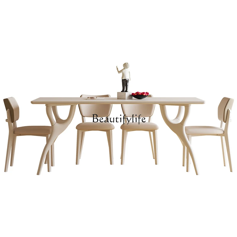 Ash Wood Rock Plate Dining Table Nordic Cream Style Restaurant Rectangular Flying Bird Dining Table
Ash Wood Rock Plate Dining Table Nordic Cream Style Restaurant Rectangular Flying Bird Dining Table
