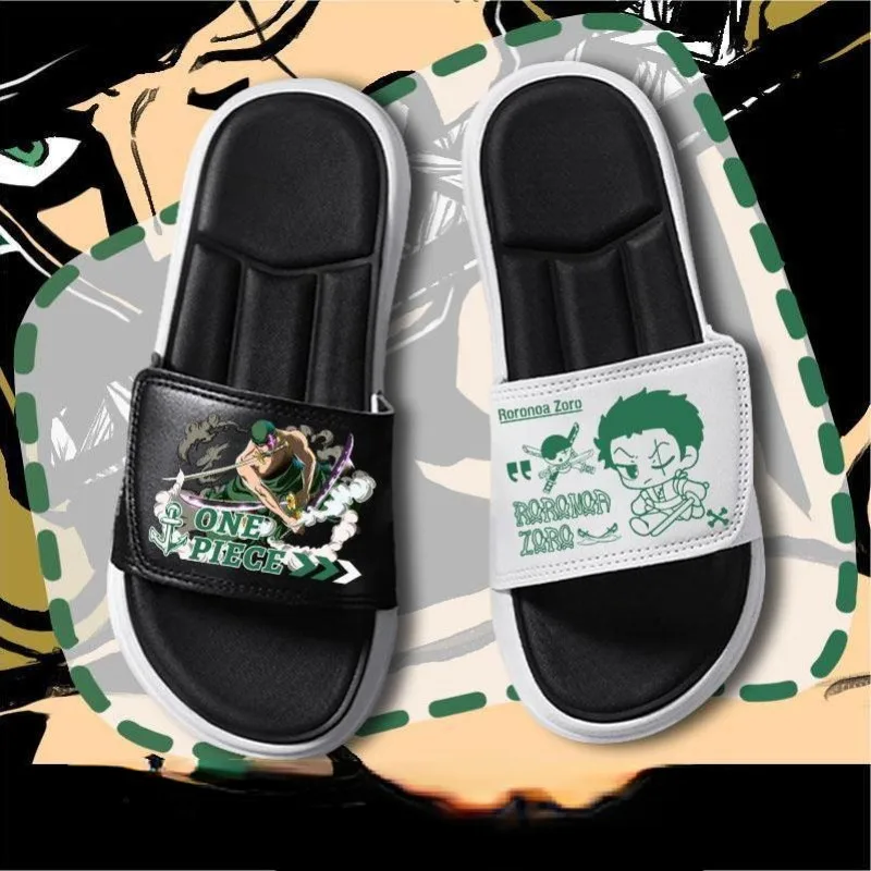 Luffy Roronoa Zoro слитный мультфильм анимация слитные шлепанцы модная плоская верхняя одежда удобные нескользящие сандалии
Luffy Roronoa Zoro слитный мультфильм анимация слитные шлепанцы модная плоская верхняя одежда удобные нескользящие сандалии