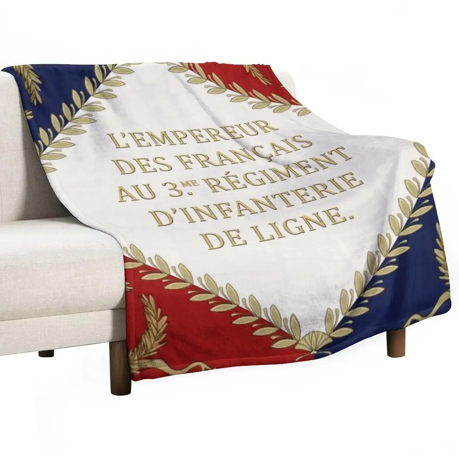 Napoleonic French regimental flag '3me' 1804 Throw Blanket Cute Beautifuls Blankets
Napoleonic French regimental flag '3me' 1804 Throw Blanket Cute Beautifuls Blankets