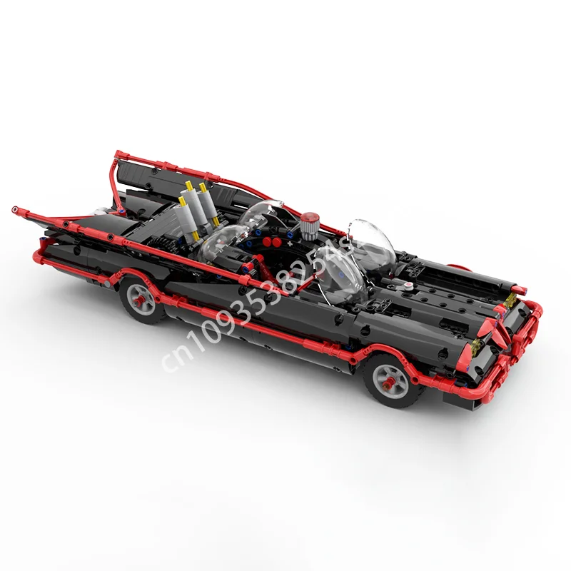 1107 шт., хит продаж, MOC Speed Champion City CarClassic Batmobile, строительные блоки, кирпичная гоночная техника, креативные игрушки «сделай сам», подарки для детей
1107 шт., хит продаж, MOC Speed Champion City CarClassic Batmobile, строительные блоки, кирпичная гоночная техника, креативные игрушки «сделай сам», подарки для детей