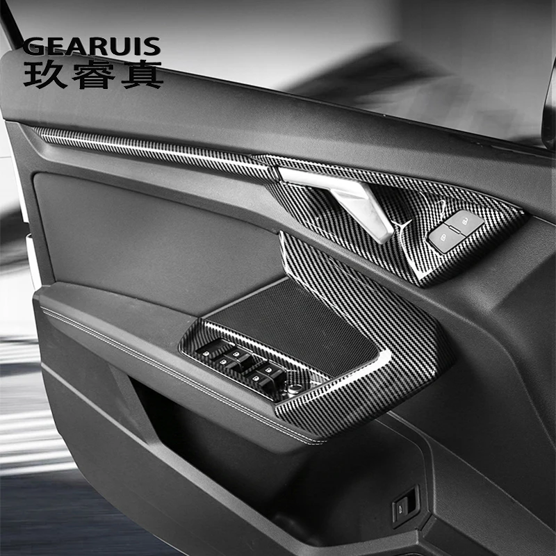 For Audi A3 8Y 2021-2022 Car Accessories Decoration Carbon Fiber Door pull Handle Bowl Auto Interior Door Strip Stickers Cover
For Audi A3 8Y 2021-2022 Car Accessories Decoration Carbon Fiber Door pull Handle Bowl Auto Interior Door Strip Stickers Cover