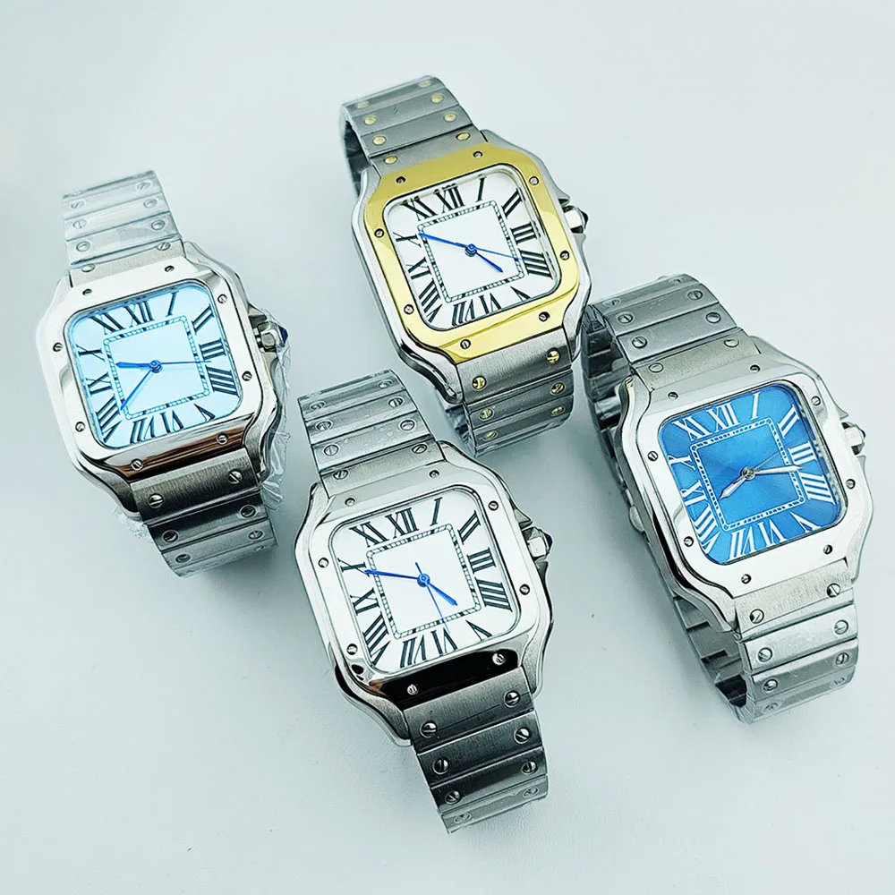 NH35 Case Square Case Man's watch Folding Buckle Roma Dial stainless steel Mechanical Wristwatches NH35 movement watch
NH35 Case Square Case Man's watch Folding Buckle Roma Dial stainless steel Mechanical Wristwatches NH35 movement watch