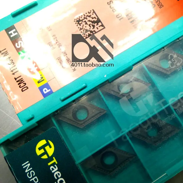 South Korea Taegutec numerical control blade DCMT11T304MT TT7015 TT7310 a box of ten pieces price
South Korea Taegutec numerical control blade DCMT11T304MT TT7015 TT7310 a box of ten pieces price