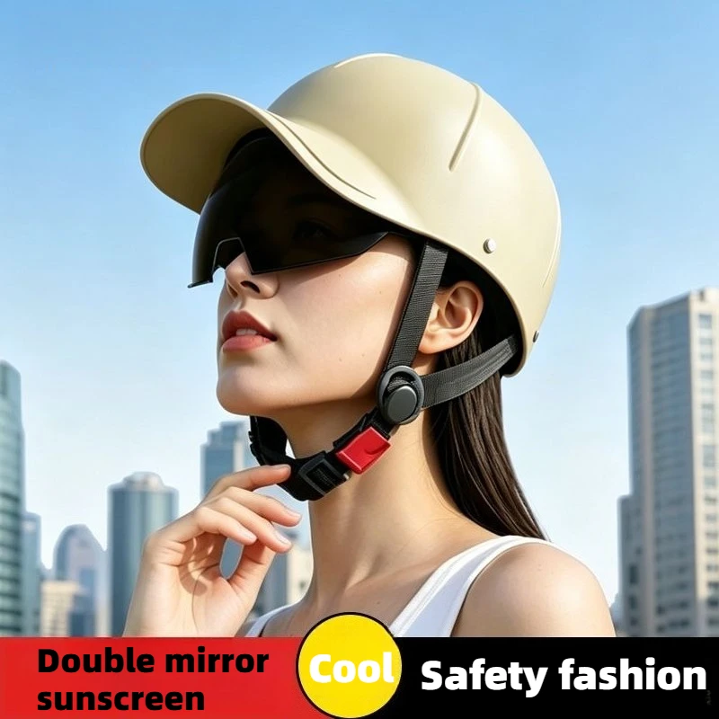 Motorcycle duckbill hat helmet summer bicycle sun protection fashion half helmet sun protection riding electric bike hard hat
Motorcycle duckbill hat helmet summer bicycle sun protection fashion half helmet sun protection riding electric bike hard hat