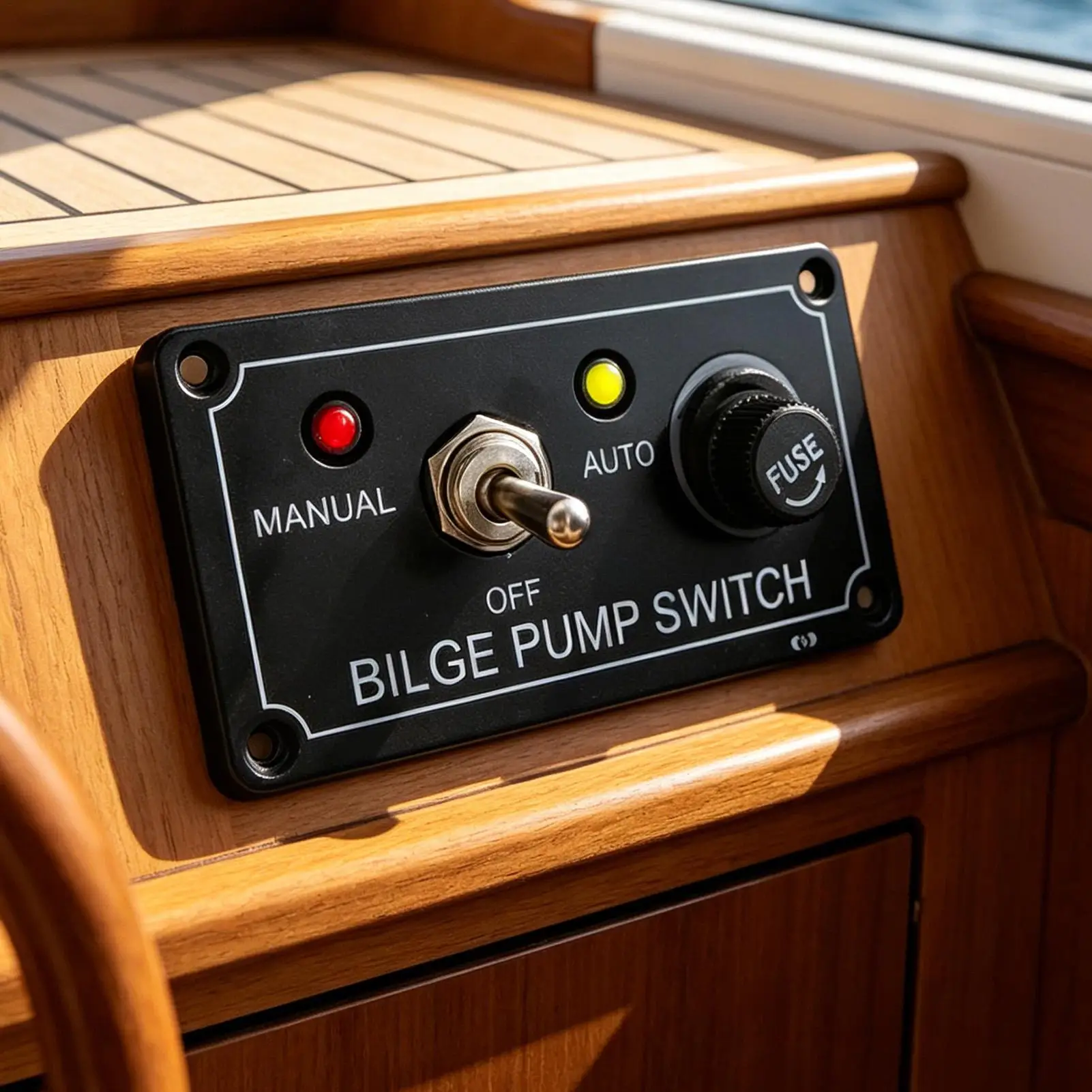 Boat Button Panel Manual Bilge Pump Control with Fuse RV Rocker Button Panel for Bilge Pump System RV Yacht Boat Marine Truck
Boat Button Panel Manual Bilge Pump Control with Fuse RV Rocker Button Panel for Bilge Pump System RV Yacht Boat Marine Truck