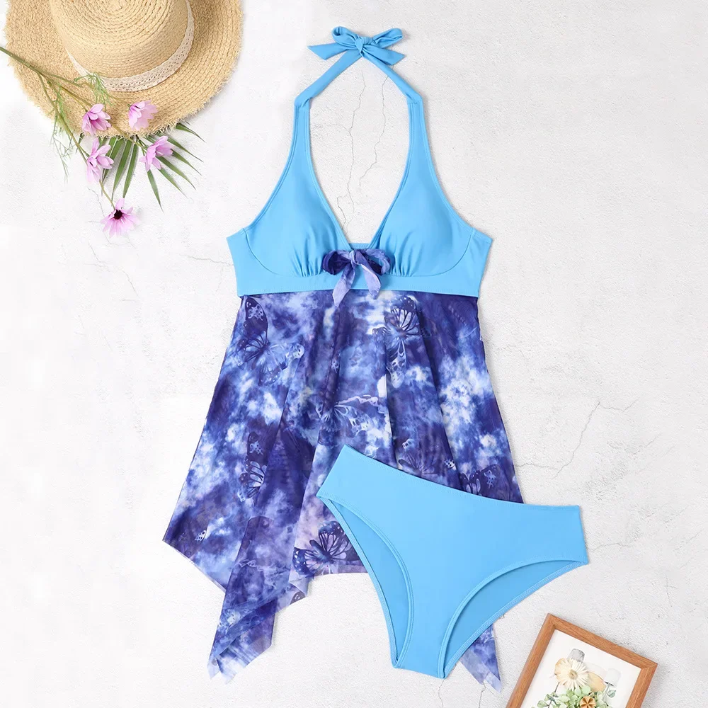 Girls Tankini Sets Swimsuit 2025 New Tie Dye Print Children Swimwear Summer Teens Beach Wear Two Pieces Bathing Suit For Kids
Girls Tankini Sets Swimsuit 2025 New Tie Dye Print Children Swimwear Summer Teens Beach Wear Two Pieces Bathing Suit For Kids