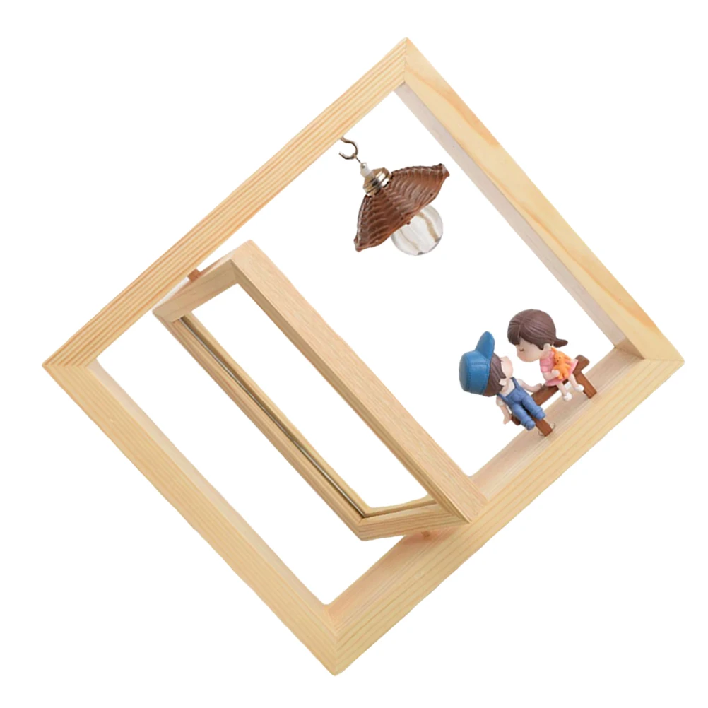 Rotary Picture Frame 6 Inches Double-sided Resin Pine Photo Frame Desktop Decor Table Adornment Waterproof Keepsake
Rotary Picture Frame 6 Inches Double-sided Resin Pine Photo Frame Desktop Decor Table Adornment Waterproof Keepsake