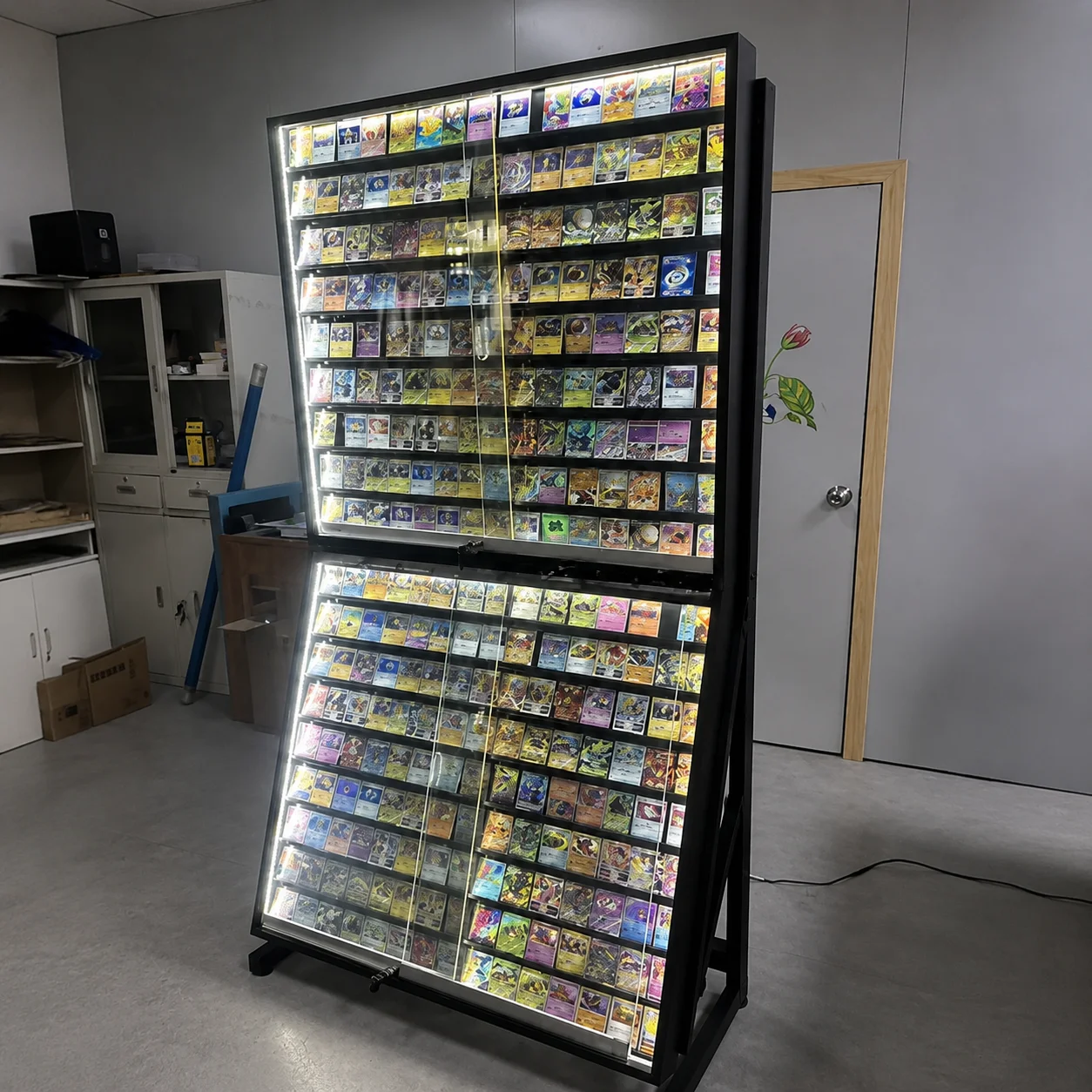Trading Card Display Case With Led Light Factory Custom TGC Store Graded Sports & Baseball Card Display Showcase
Trading Card Display Case With Led Light Factory Custom TGC Store Graded Sports & Baseball Card Display Showcase
