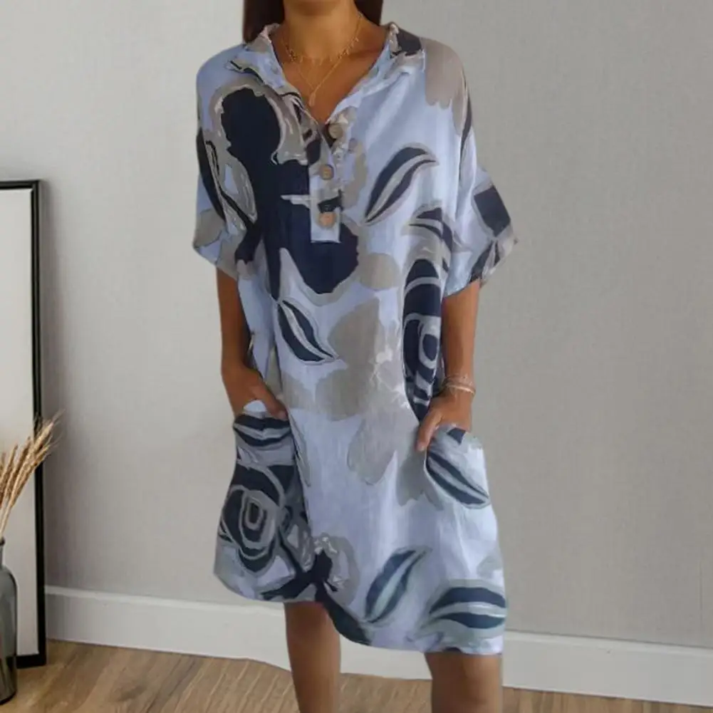 Loose Dress Floral Printed A-line Maxi Dress for Women Loose Stylish Spring/summer Office Party Beach Boho Fashion
Loose Dress Floral Printed A-line Maxi Dress for Women Loose Stylish Spring/summer Office Party Beach Boho Fashion
