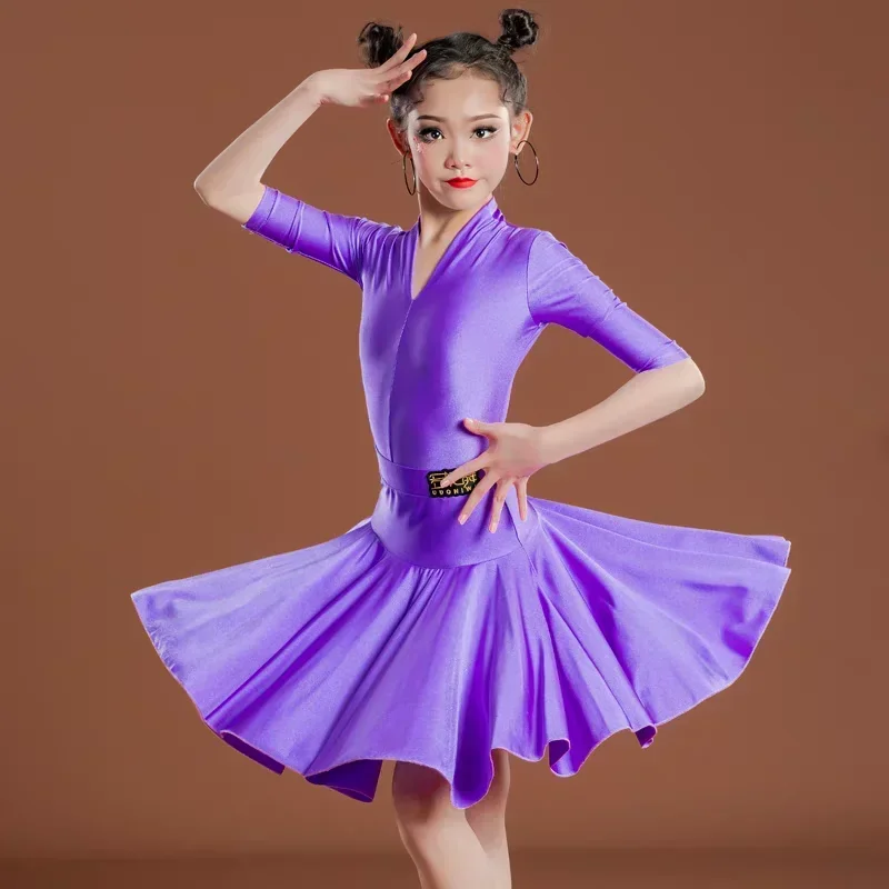Latin Dance Training Costume Girl New Children's Performance Costume Competition Regulations Latin dance dress
Latin Dance Training Costume Girl New Children's Performance Costume Competition Regulations Latin dance dress