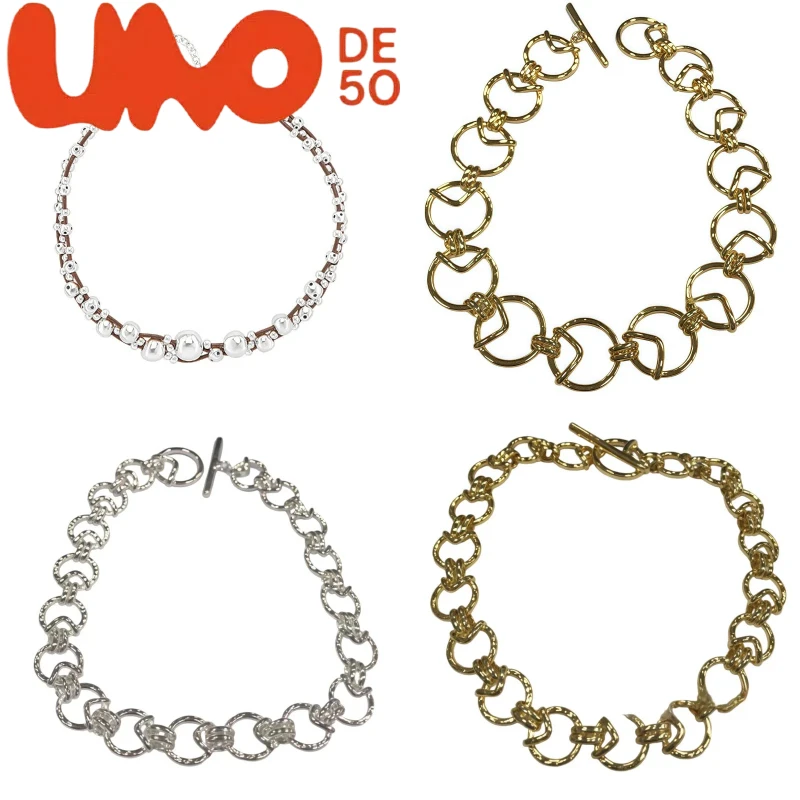2025 latest UNOde50 silver plated S925 and gold plated 14K fashionable versatile necklace affordable
2025 latest UNOde50 silver plated S925 and gold plated 14K fashionable versatile necklace affordable