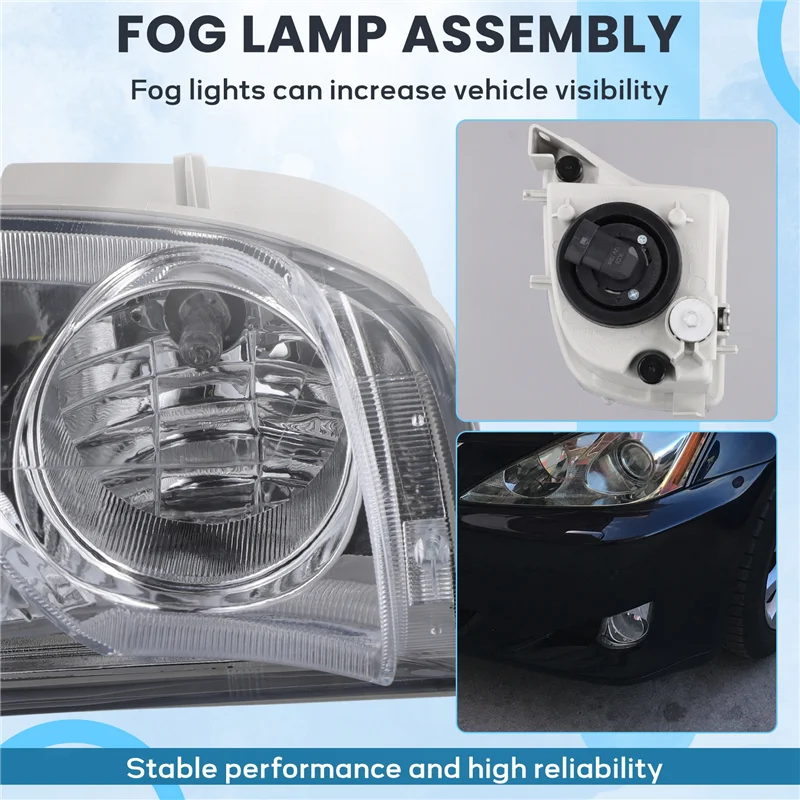 A73X-For LEXUS IS250 IS300 2006 2007 2008 2009 2010 Car Front Bumper Foglight Foglamp Fog Lights
A73X-For LEXUS IS250 IS300 2006 2007 2008 2009 2010 Car Front Bumper Foglight Foglamp Fog Lights