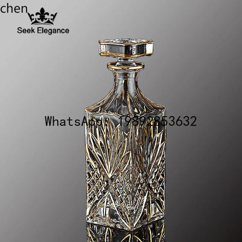 Crystal Glass Creative Home Whiskey Bottle Liquid Bottle Decanter
Crystal Glass Creative Home Whiskey Bottle Liquid Bottle Decanter