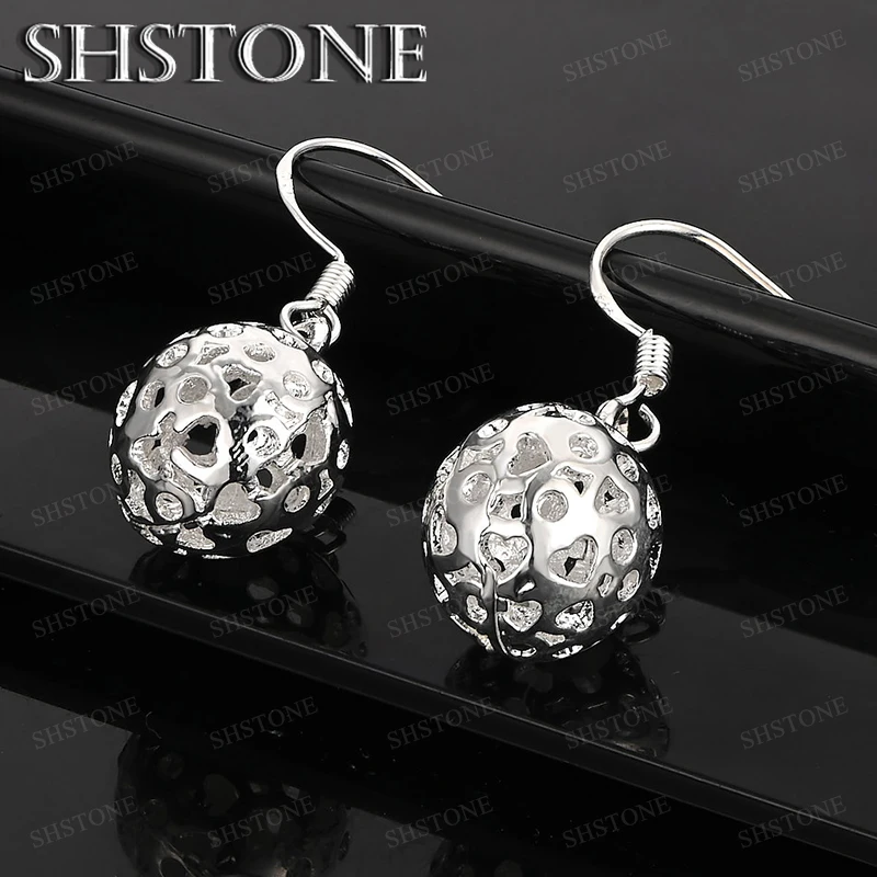 Fine 925 Sterling Silver Earrings Hollow Out Sphere Drop Earring For Women Fashion Party Engagement Wedding Jewelry Accessories
Fine 925 Sterling Silver Earrings Hollow Out Sphere Drop Earring For Women Fashion Party Engagement Wedding Jewelry Accessories