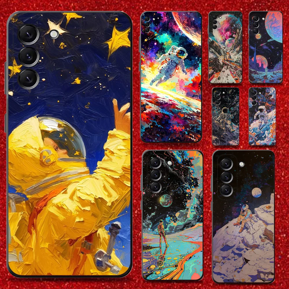 Painted Astronauts Phone Case For Samsung Galaxy A13,A21s,A22,A31,A32,A52,A53,A71,A80,A91 Soft Black Cover
Painted Astronauts Phone Case For Samsung Galaxy A13,A21s,A22,A31,A32,A52,A53,A71,A80,A91 Soft Black Cover