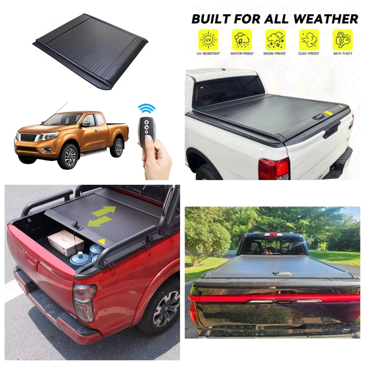 Aluminium Electric Retractable 5ft Tonneau Cover For Navara NP300 2015+ Waterproof Pickup Truck Bed Roller Lid
Aluminium Electric Retractable 5ft Tonneau Cover For Navara NP300 2015+ Waterproof Pickup Truck Bed Roller Lid