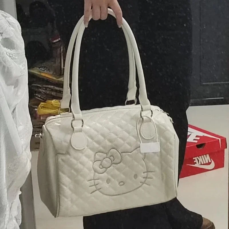Hello Kitty Travel Storage Cute Y2k Handbag Fashion Tote Bag Cartoon Embroiderydelicate High-capacity Handbag
Hello Kitty Travel Storage Cute Y2k Handbag Fashion Tote Bag Cartoon Embroiderydelicate High-capacity Handbag