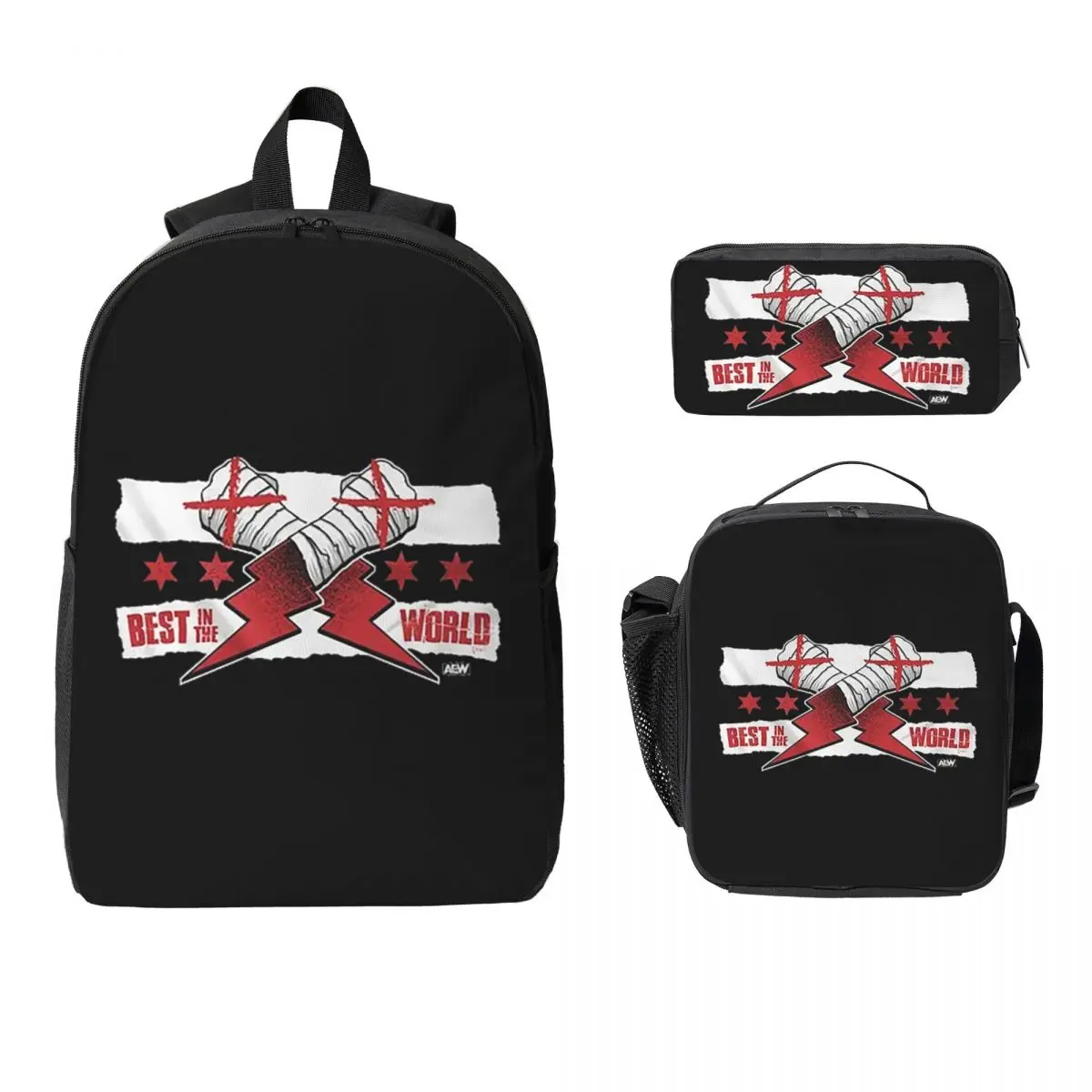 Cm Punk Logo Backpack Student Boys Girls BookBag School Bag Computer Shoulder Bags 3ps Insulated Lunch Bag Pencil Case 
Cm Punk Logo Backpack Student Boys Girls BookBag School Bag Computer Shoulder Bags 3ps Insulated Lunch Bag Pencil Case
