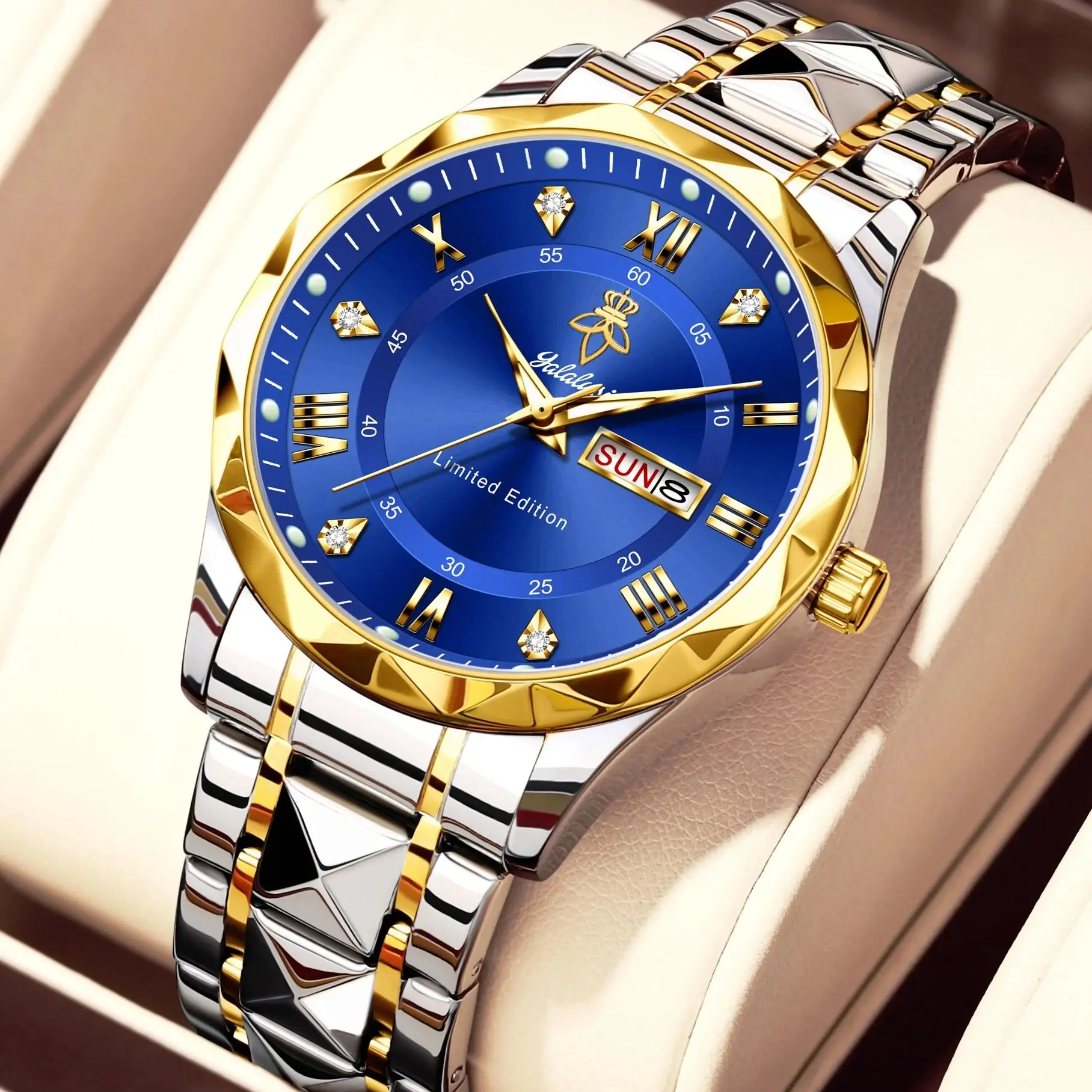 YaLaLuSi бренд 1, мужские деловые кварцевые наручные часы, роскошный классический стиль, модная мужская подарочная коробка, упаковка
YaLaLuSi бренд 1, мужские деловые кварцевые наручные часы, роскошный классический стиль, модная мужская подарочная коробка, упаковка