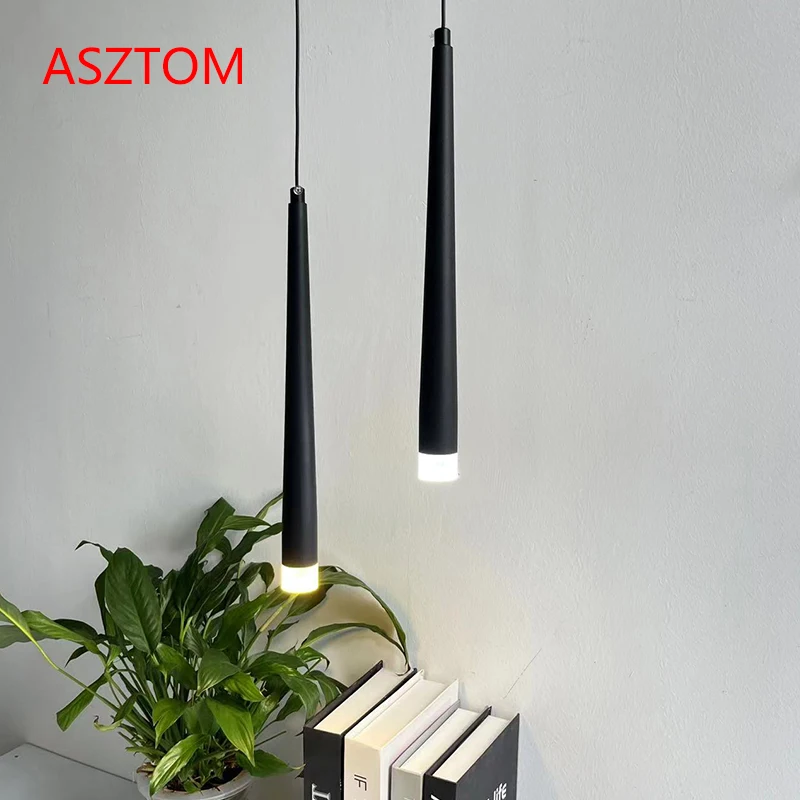 Modern Aluminium LED Pendant Lamp Nordic Minimalist Black/White Bedside Lamp Living Room Coffee Shop Indoor Lighting
Modern Aluminium LED Pendant Lamp Nordic Minimalist Black/White Bedside Lamp Living Room Coffee Shop Indoor Lighting
