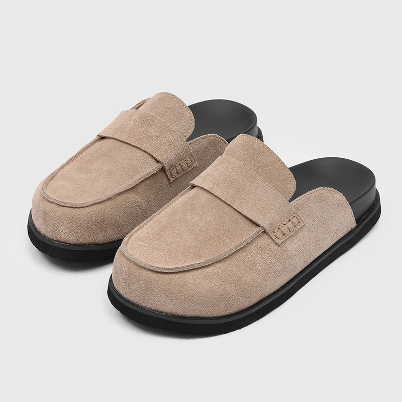 New High Quality Summer Baotou Half Slippers Men New Sandals Thick Soled Slippers Height Increasing Anti Slip Lazy Casual Shoes
New High Quality Summer Baotou Half Slippers Men New Sandals Thick Soled Slippers Height Increasing Anti Slip Lazy Casual Shoes