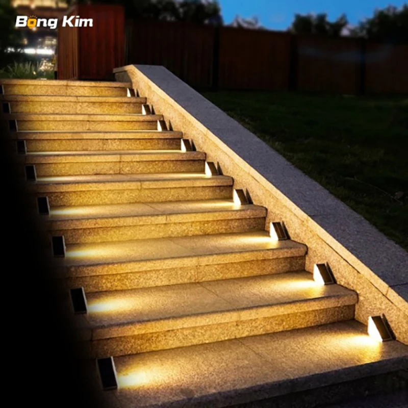 Solar Step Lights 2 Pack Outdoor Stair Induction Light Waterproof IP65 3000K Warm White for Steps Stair Deck Patio Yard Sidewalk
Solar Step Lights 2 Pack Outdoor Stair Induction Light Waterproof IP65 3000K Warm White for Steps Stair Deck Patio Yard Sidewalk