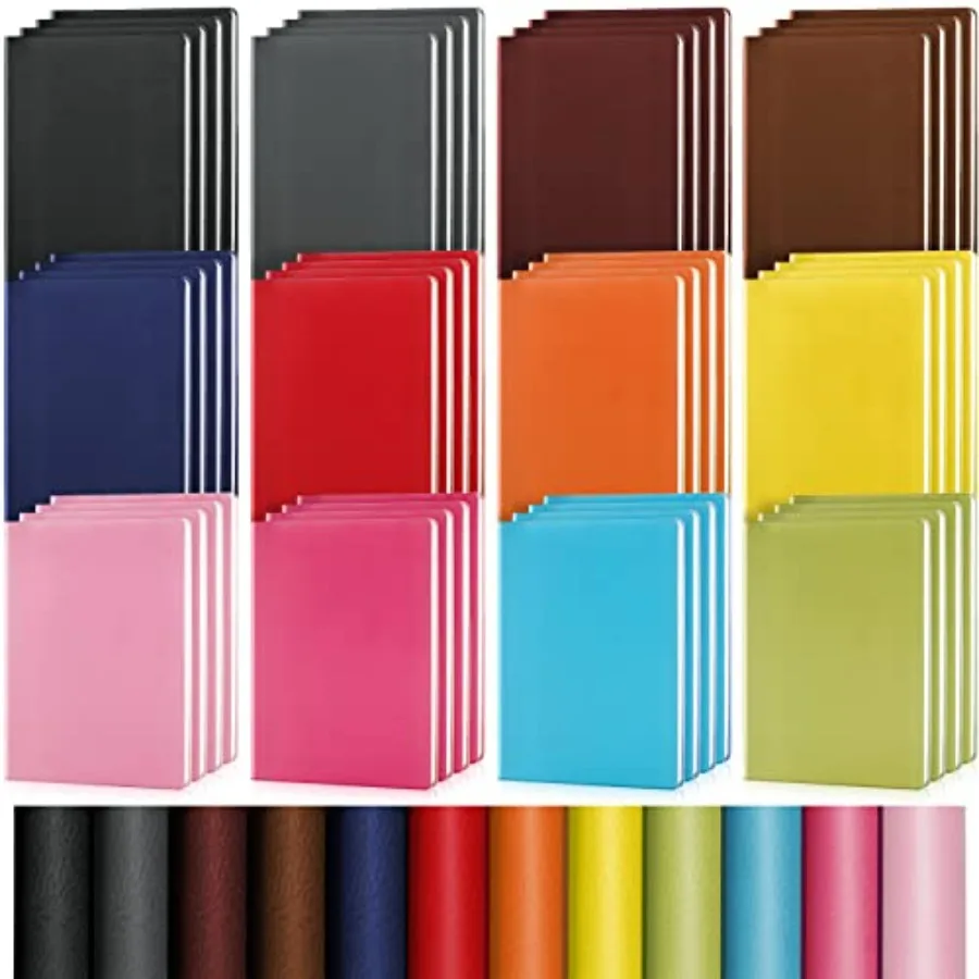 48 Pcs A6 PU Leather Journals Notebook Bulk Lined Journal Soft PU Leather Cover Ruled Writing Notebook for Home Writing School
48 Pcs A6 PU Leather Journals Notebook Bulk Lined Journal Soft PU Leather Cover Ruled Writing Notebook for Home Writing School