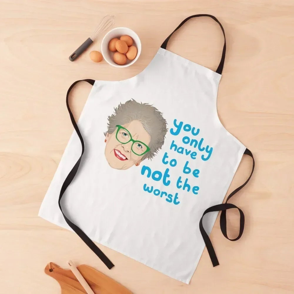 Prue Leith The Worst Star Baker - Bake Off GBBO Baking Show Great British Apron For Woman restaurant accessories Apron
Prue Leith The Worst Star Baker - Bake Off GBBO Baking Show Great British Apron For Woman restaurant accessories Apron