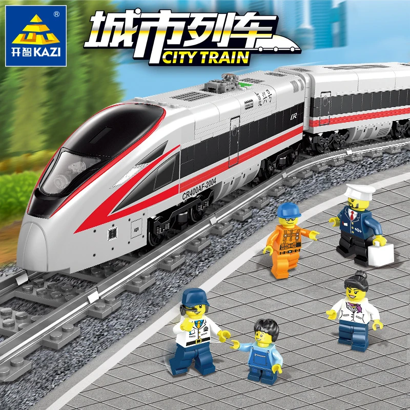 KAZI Fuxing Red Golden Dragon train High-speed train track small particle building block toy
KAZI Fuxing Red Golden Dragon train High-speed train track small particle building block toy