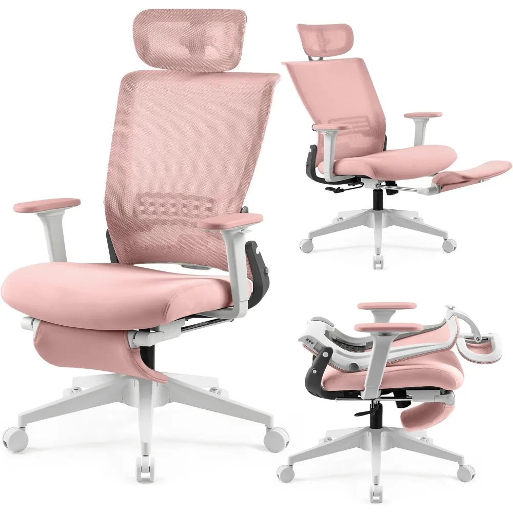 Foldable Office Chair with Foot Rest, Ergonomic Office Chair with Adjustable Lumbar Support, Armrest, Home Office Desk Chair
Foldable Office Chair with Foot Rest, Ergonomic Office Chair with Adjustable Lumbar Support, Armrest, Home Office Desk Chair
