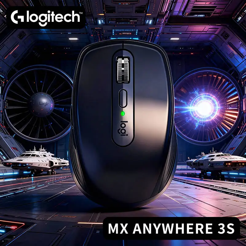 Portable Logitech MX Anywhere 3S - 8K DPI Darkfield, MagSpeed Hyper-Scroll, Quiet Clicks, USB-C, Compact Design
Portable Logitech MX Anywhere 3S - 8K DPI Darkfield, MagSpeed Hyper-Scroll, Quiet Clicks, USB-C, Compact Design
