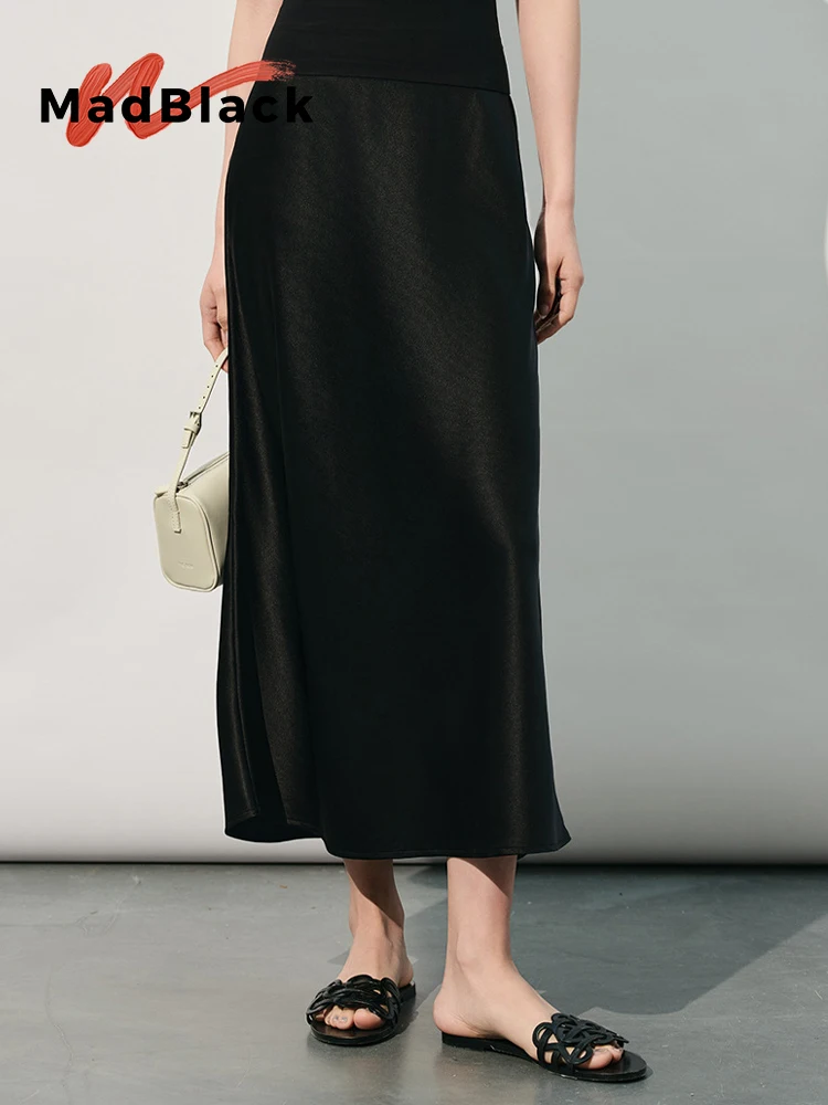 MadBlack-90%Silk 10%Spandex Elegant Skirts, Elastic Waist Solid, Women Temperament Basic A-line Skirt, 2026 Summer New B63045CC
MadBlack-90%Silk 10%Spandex Elegant Skirts, Elastic Waist Solid, Women Temperament Basic A-line Skirt, 2026 Summer New B63045CC