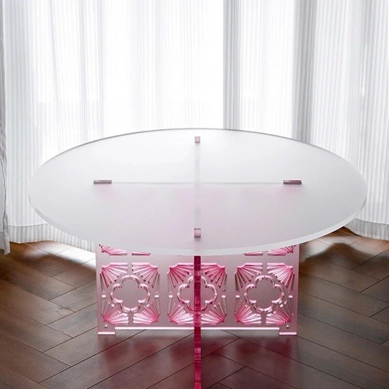 New Chinese Begonia coffee table, small apartment living room household table
New Chinese Begonia coffee table, small apartment living room household table