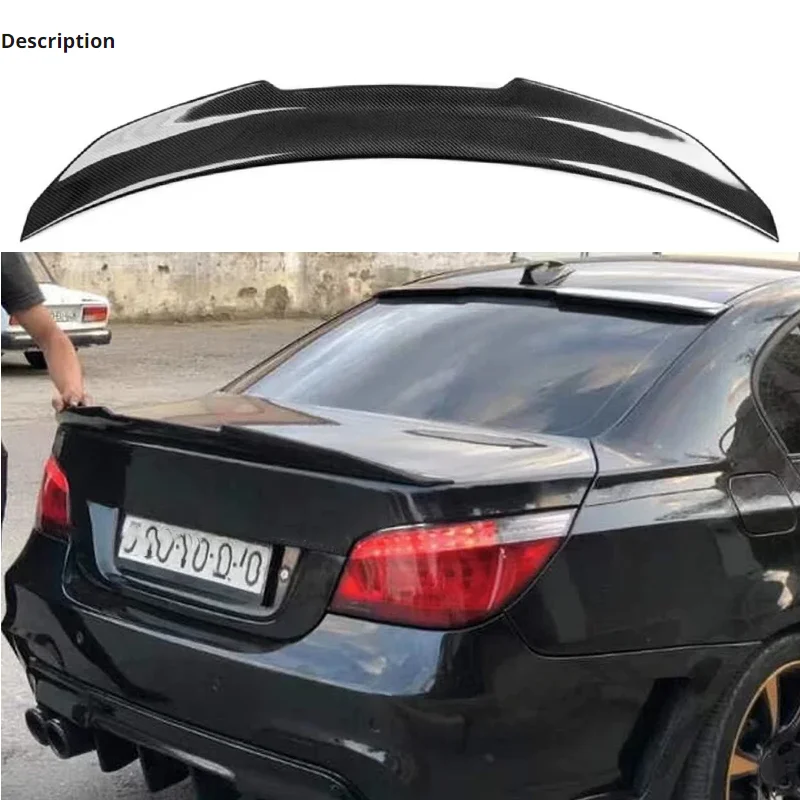 For BMW E60 Spoiler High Quality ABS material Car Rear Wing Spoiler For BMW E60 M5 520 525 528 535 Spoiler PSM style 2004-2009
For BMW E60 Spoiler High Quality ABS material Car Rear Wing Spoiler For BMW E60 M5 520 525 528 535 Spoiler PSM style 2004-2009