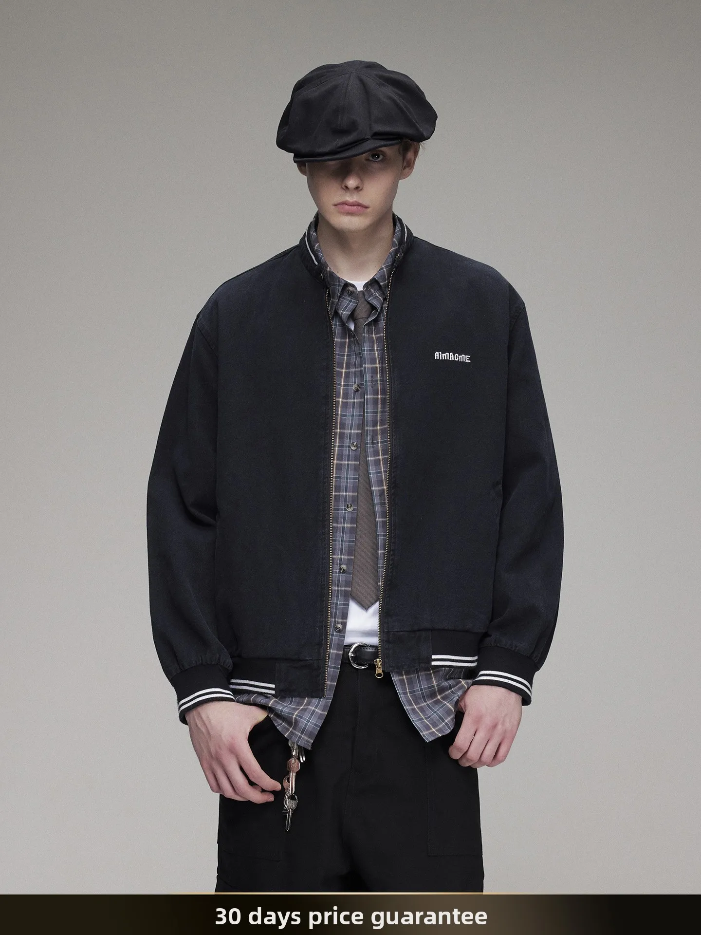 NTED American Retro Waed Embroidered Stand Collar Workwear Jaet Men's Autumn Cleanfit Couple's Harrington Coat
NTED American Retro Waed Embroidered Stand Collar Workwear Jaet Men's Autumn Cleanfit Couple's Harrington Coat