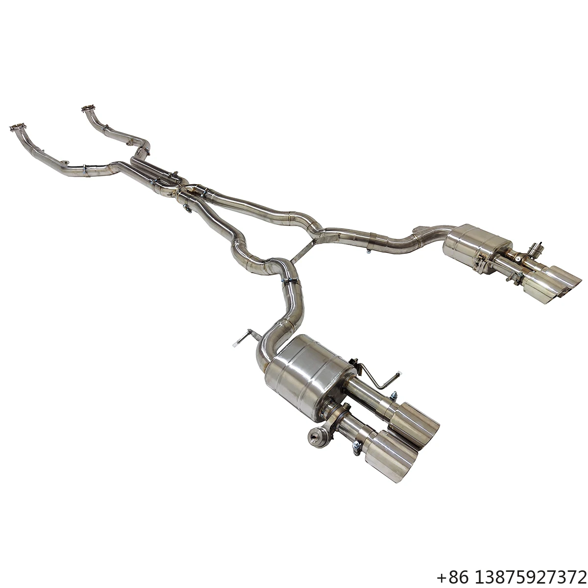 Ecnal for 2010-2016 M5 F10 N63 V8 4.4T SS304 Valvetronic High Performance Catback Exhaust System with Muffler Exhaust Pipe
Ecnal for 2010-2016 M5 F10 N63 V8 4.4T SS304 Valvetronic High Performance Catback Exhaust System with Muffler Exhaust Pipe