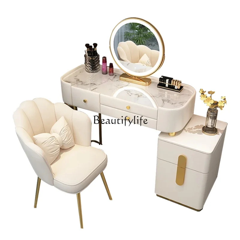 LD33Solid Wood Stone Plate Light Luxury Advanced Dressing Table Bedroom Modern Simple and High-End Storage
LD33Solid Wood Stone Plate Light Luxury Advanced Dressing Table Bedroom Modern Simple and High-End Storage