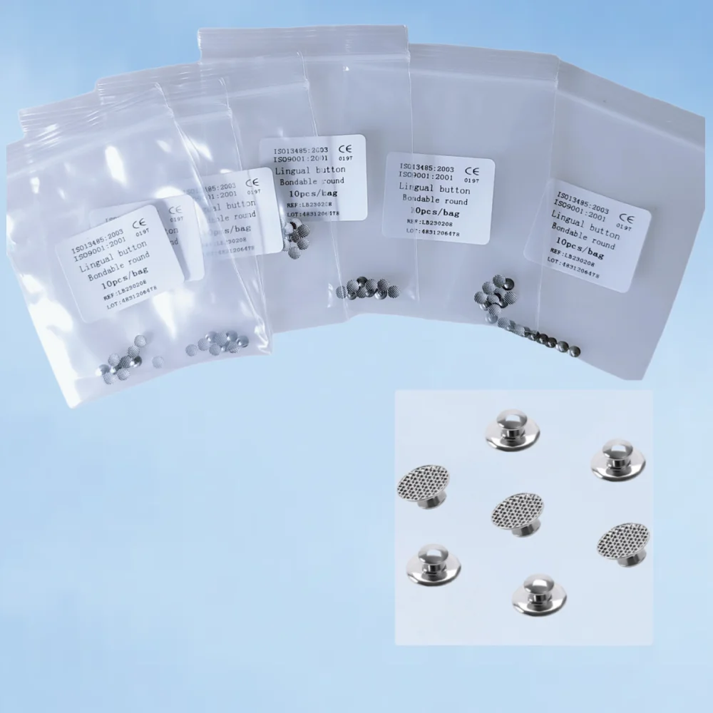 10bags Dental Orthodontic Lingual Button Direct Bond Eyelet Round Bondable Hinge Tongue Tamers Traction Hook Buttons Composite
10bags Dental Orthodontic Lingual Button Direct Bond Eyelet Round Bondable Hinge Tongue Tamers Traction Hook Buttons Composite