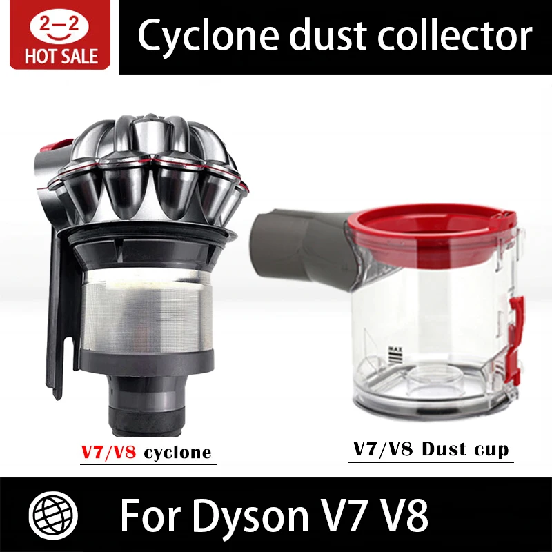 For Dyson V7 V8 original cyclone collector cyclone dust cup dust box robot vacuum cleaner replacement accessories
For Dyson V7 V8 original cyclone collector cyclone dust cup dust box robot vacuum cleaner replacement accessories
