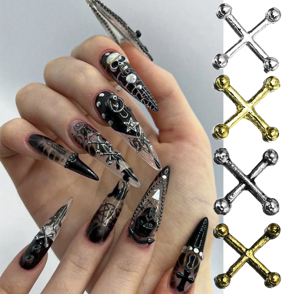 20pcs Nail Art Punk Cross Luxury Charms Silver/gold Classic Metal Cross X-Shape Alloy Nail Decoration Punk Nail Accessories #
20pcs Nail Art Punk Cross Luxury Charms Silver/gold Classic Metal Cross X-Shape Alloy Nail Decoration Punk Nail Accessories #