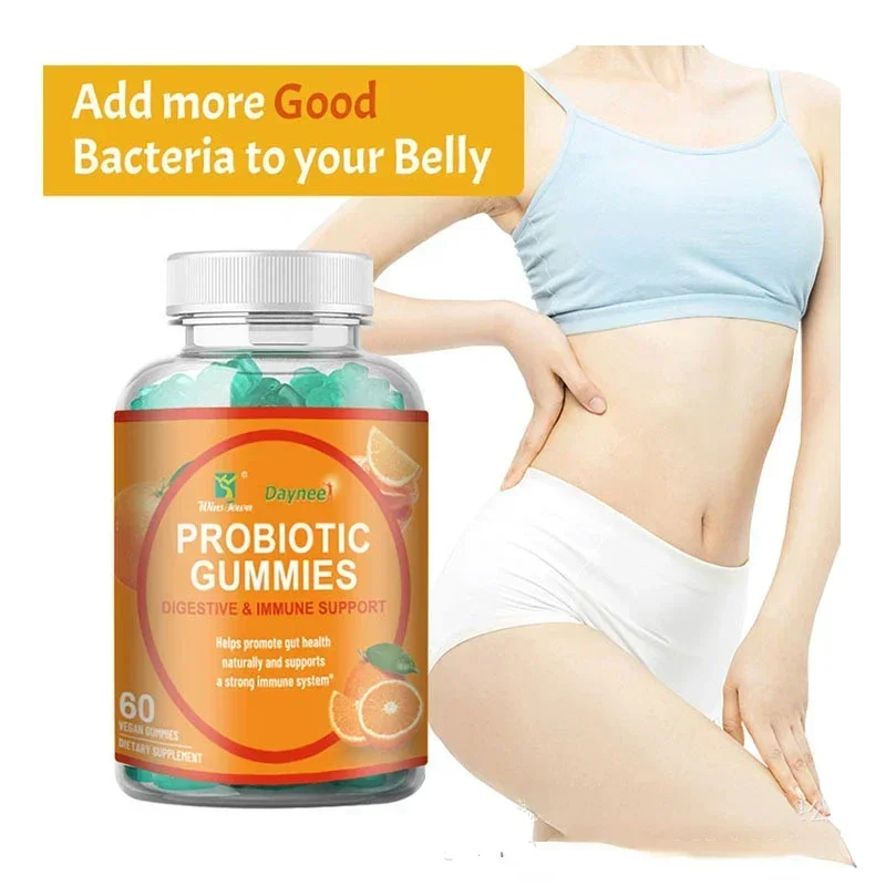 1 bottle of probiotic capsules to regulate immunity promote intestinal peristalsis help with bowel movements provide health food
1 bottle of probiotic capsules to regulate immunity promote intestinal peristalsis help with bowel movements provide health food