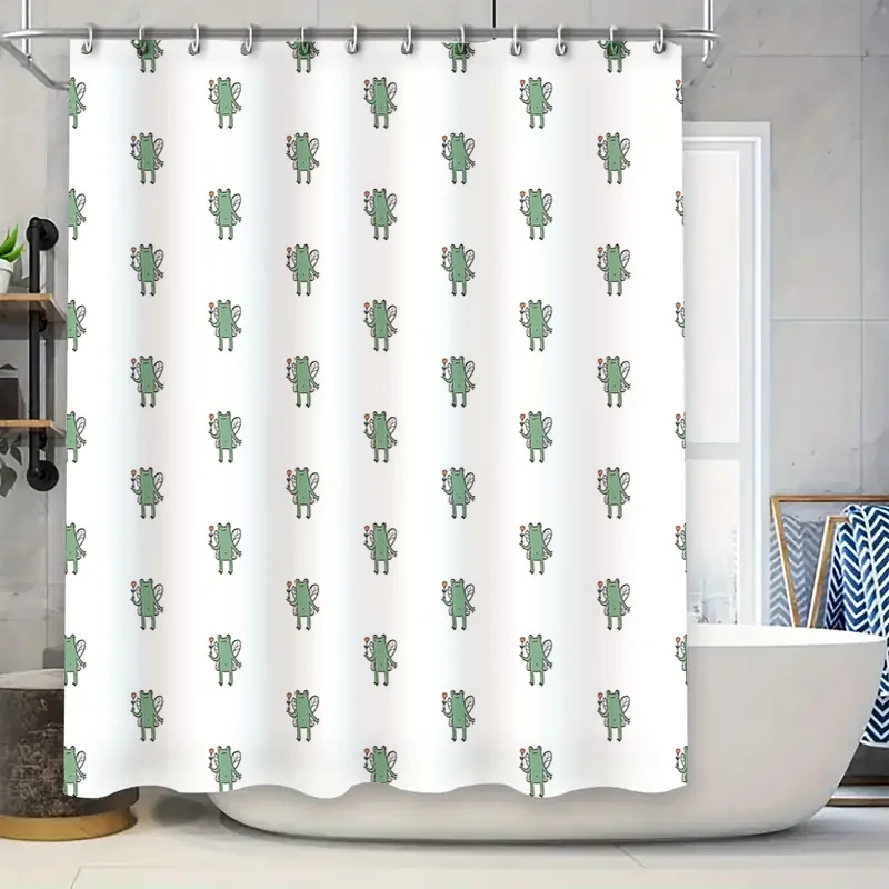 Bathroom Shower Curtain Waterproof Cute Frog Pattern Decor Washable Fabric Liner Vintage Farmhouse Style Home Textile
Bathroom Shower Curtain Waterproof Cute Frog Pattern Decor Washable Fabric Liner Vintage Farmhouse Style Home Textile