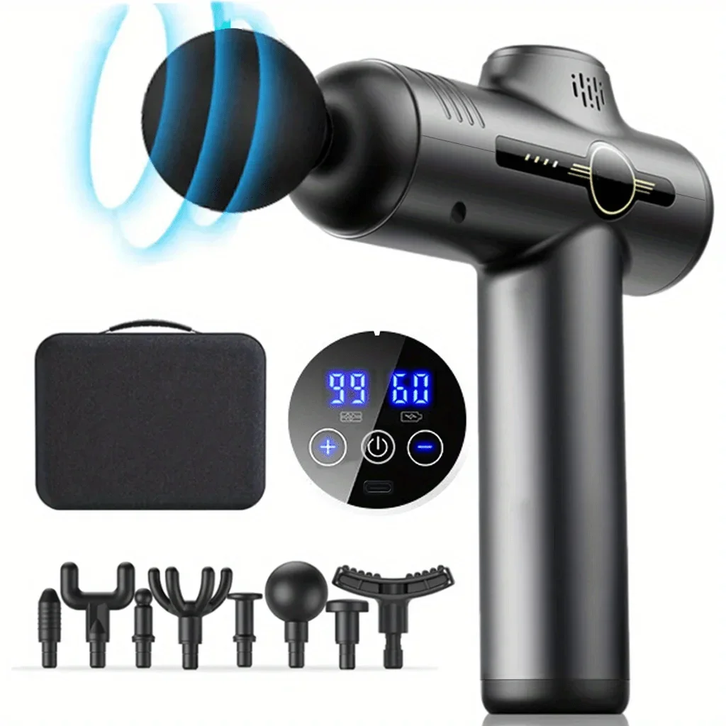Portable Fascia Gun Vibration Massage Gun For Body Neck Back Deep Muscle Relaxation Fitness Slimming One Head
Portable Fascia Gun Vibration Massage Gun For Body Neck Back Deep Muscle Relaxation Fitness Slimming One Head