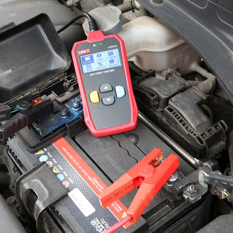 UNI-T Car Battery Tester 12V 24V DC Charger Analyzer UT673A UT675A Capacity Load Tester Cranking System Test 40-2000CCA
UNI-T Car Battery Tester 12V 24V DC Charger Analyzer UT673A UT675A Capacity Load Tester Cranking System Test 40-2000CCA