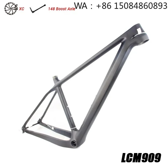 29er XC MTB Frame, carbon fiber material, 12x148mm spec, factory price for cross country cycling use
29er XC MTB Frame, carbon fiber material, 12x148mm spec, factory price for cross country cycling use
