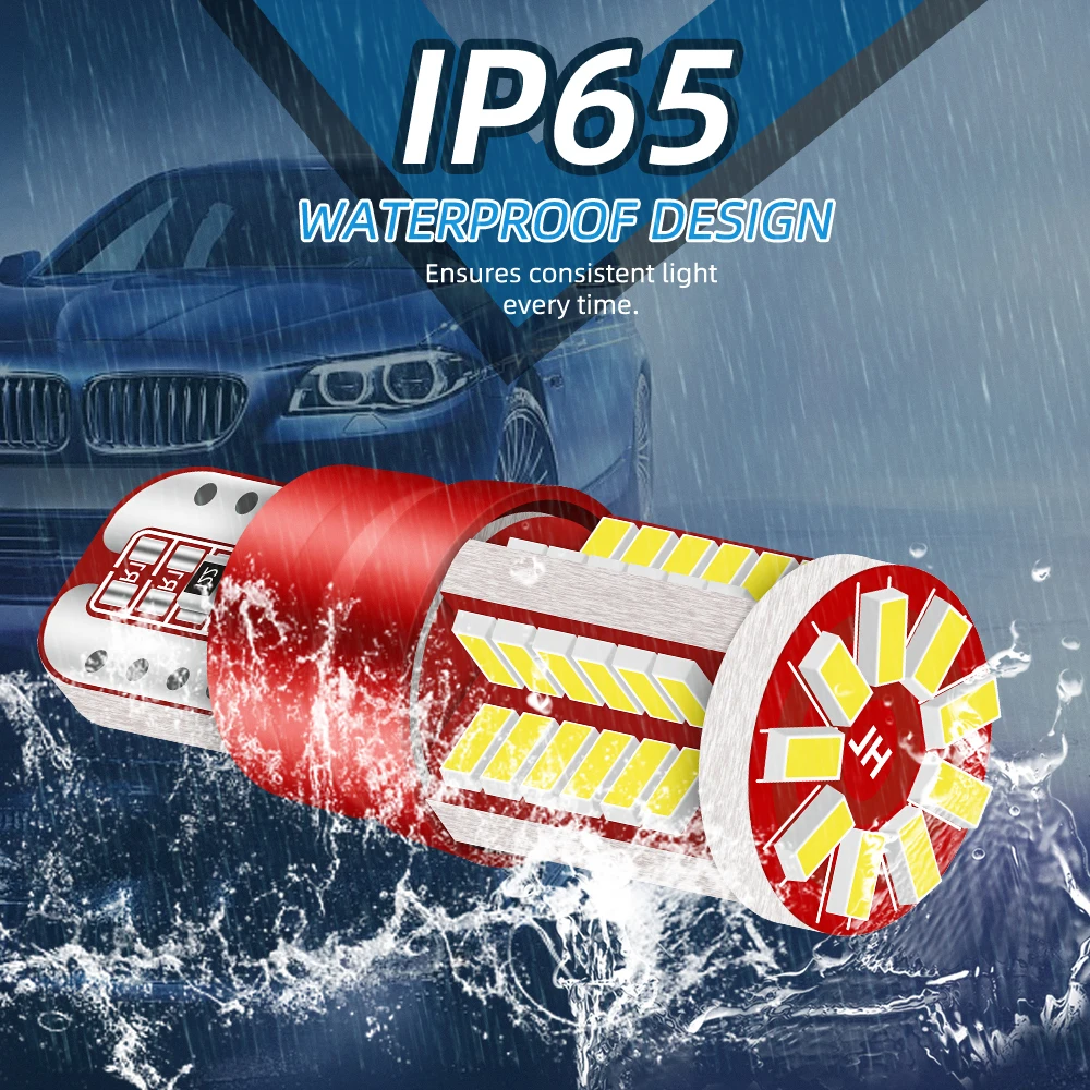 KEVANLY 10/20PCS T10 W5W Canbus LED Super Bright Clearance Lights For Car 3014 57SMD 6000K 12V High Power Daytime Running Lights
KEVANLY 10/20PCS T10 W5W Canbus LED Super Bright Clearance Lights For Car 3014 57SMD 6000K 12V High Power Daytime Running Lights