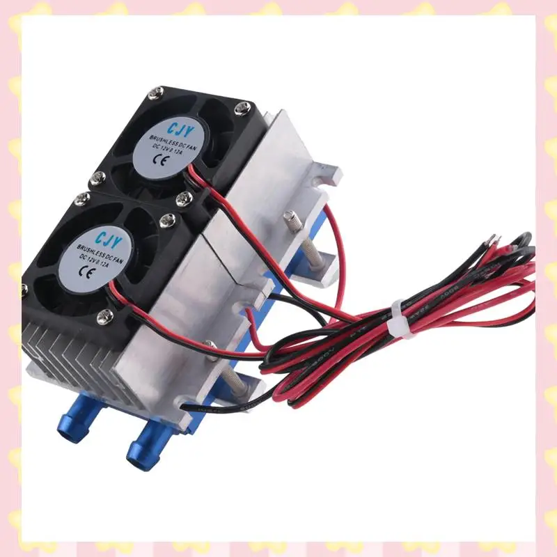 AB51 144W Thermoelectric Peltier Refrigeration Cooler 12V Semiconductor Air Conditioner Cooling Systems DIY Kit
AB51 144W Thermoelectric Peltier Refrigeration Cooler 12V Semiconductor Air Conditioner Cooling Systems DIY Kit