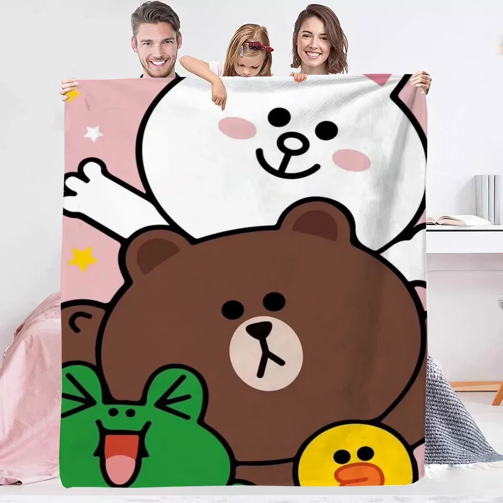 Уютное зимнее одеяло, пушистое аниме Lline Friends, покрывала, покрывала для двуспальных кроватей, мягкие одеяла для дома
Уютное зимнее одеяло, пушистое аниме Lline Friends, покрывала, покрывала для двуспальных кроватей, мягкие одеяла для дома