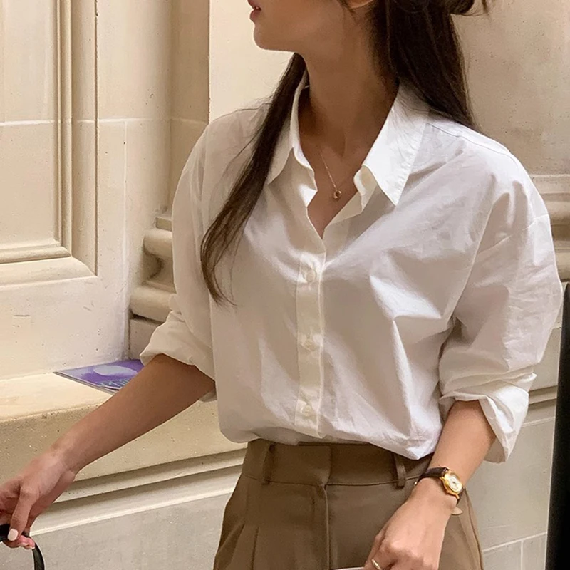 Women's Loose Shirt Top 2025 Fashionable New Style Casual And Commuting Type Women's Long-Sleeved Shirt Lady's Comfortable Top
Women's Loose Shirt Top 2025 Fashionable New Style Casual And Commuting Type Women's Long-Sleeved Shirt Lady's Comfortable Top